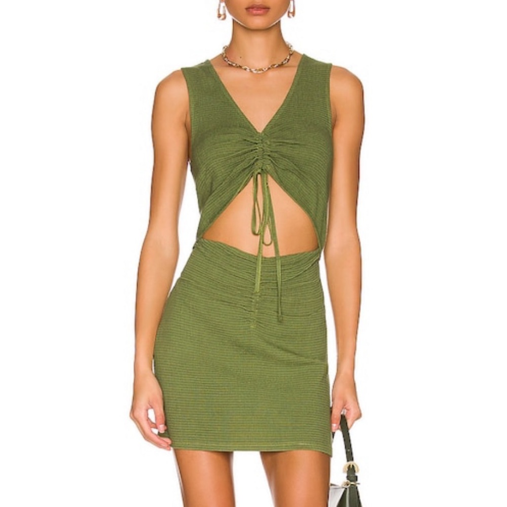 NWOT Free People Laila Mini Ruched Dress